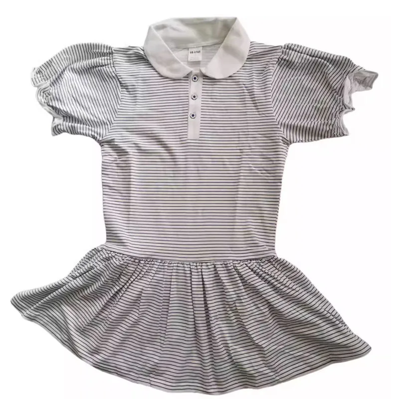 

ABDL Sky Blue Stripe Bodysuit With Skirt Adult Baby Onesie DDLG Clothes With Snaps Soft Comfortable Playsuits Onesie Dress