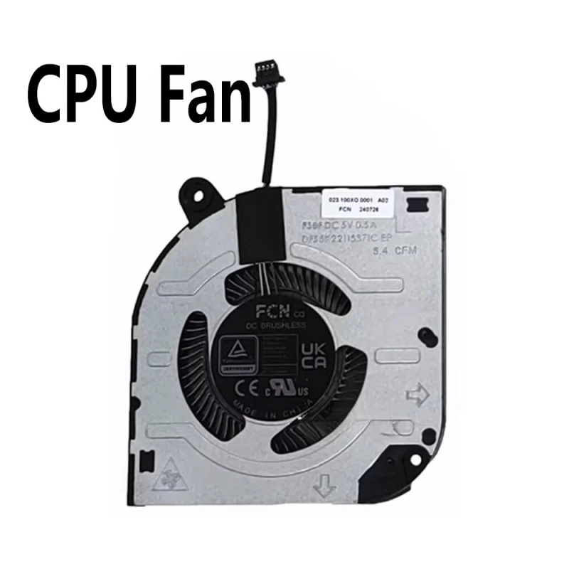 

Z For DELL INSPIRON 16 PLUS 7620 RTX3060 CPU GPU Cooling Fan 0D9PK2 0C7Y23 DC 5V