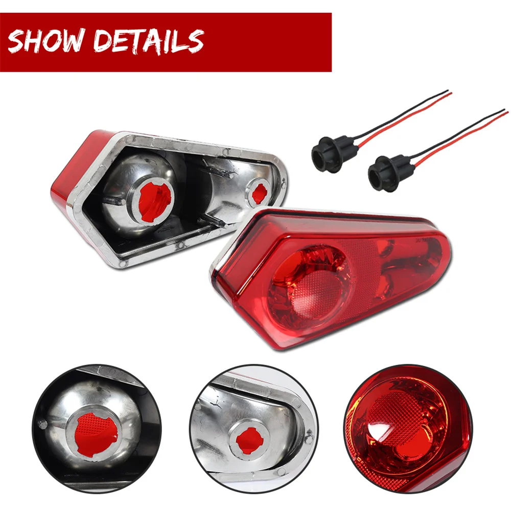 For Polaris Sportsman 400 450 500 570 700 800 850/ACE 150 500 570 900/RZR 800 570 900 Car Rear Tail Light Taillamp Cover Shells