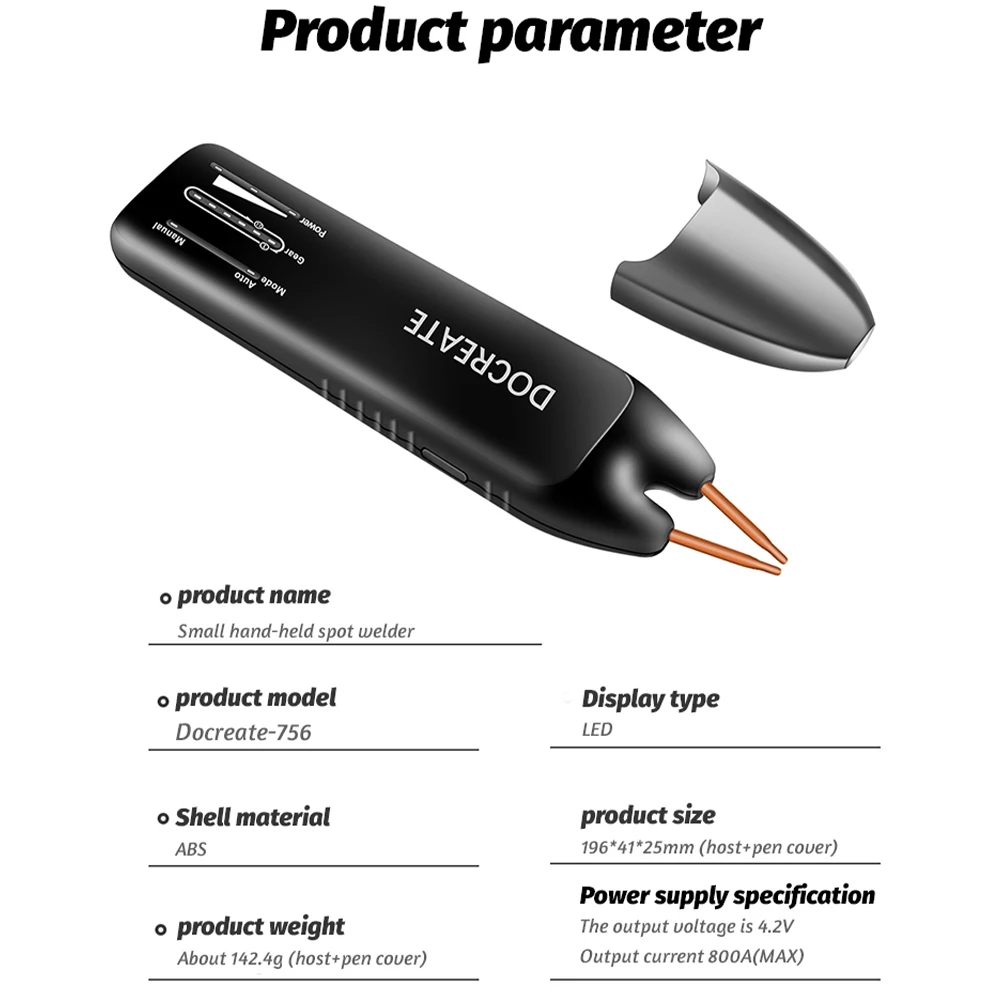 بطارية بقعة لحام 11 والعتاد قابل للتعديل يده ماكينة لحام نقطي أداة لحام نقطي لبطارية 18650 لحام صفائح النيكل #6