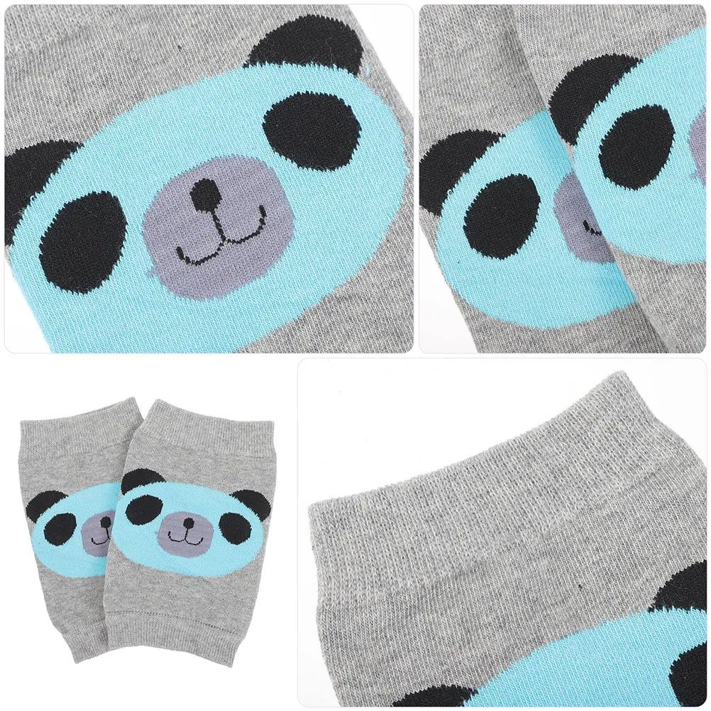 2Pairs Baby Crawling Knee Pads Toddler Anti Slip Comfortable Soft Cotton Baby Crawling Protective Pads Skin Friendly