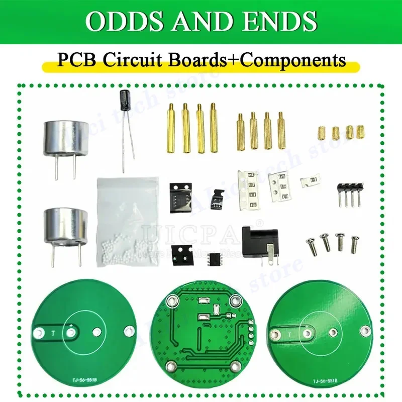 DIY Ultrasonic Levitation Kit Floating Standing Wave Control DIY Soldering Project Electronic Kit Acoustic Suspension 12V
