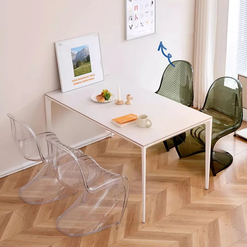 Italian Transparent Living Room Chairs Green Kitchen Designer Living Room Chairs Floor Lounge Meuble Salon Sillas Home Furniture