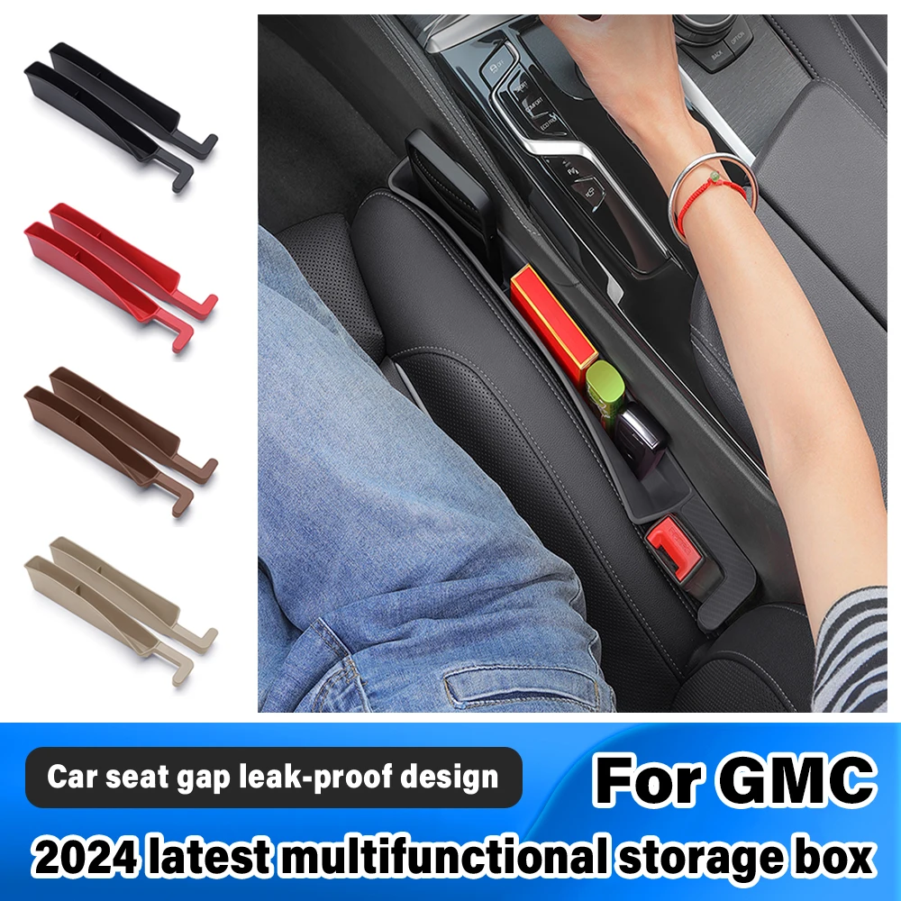 For GMC Tahoe Sierra Terrain Acadia Canyon Yukon Denali 2007 2014 2010 SUV 2024 New Car Seat Gap Storage Box Interior Accessory