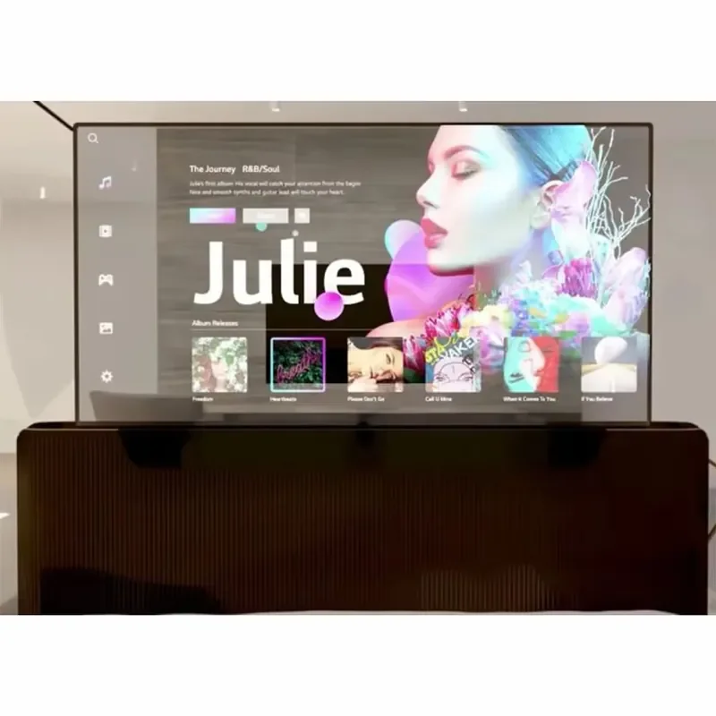 OLED Transparent Splicing Screen TV Vertical HD 1920x1080 Ultra Thin Self-lighting Intelligent Touch Advertising Shopping