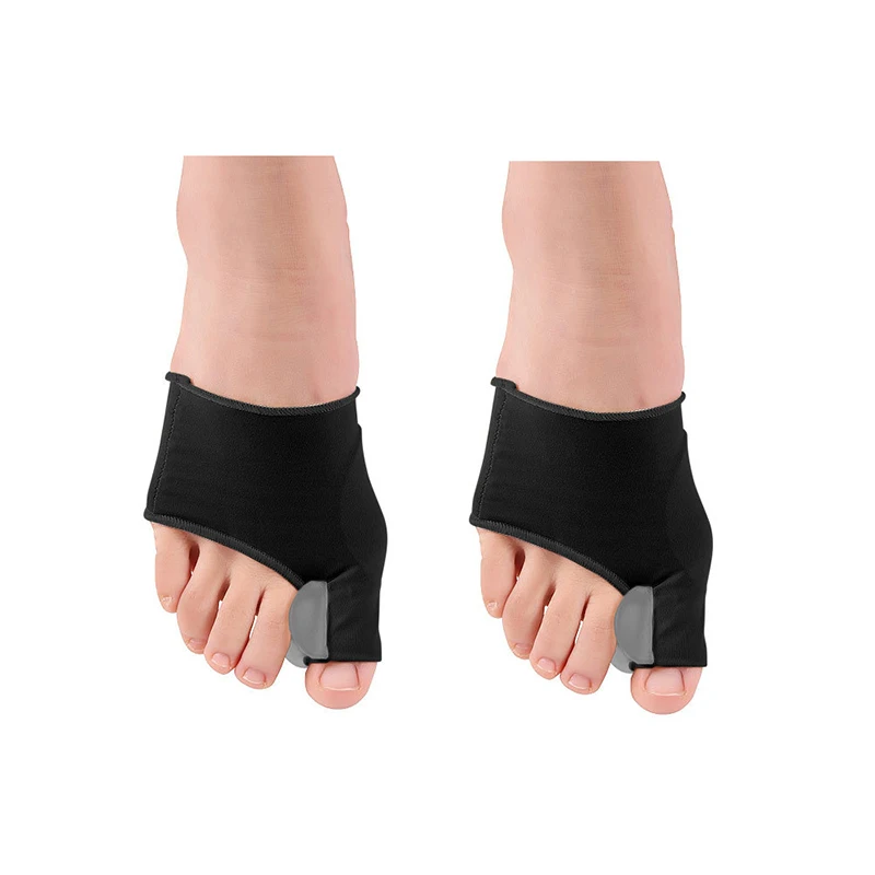 2 Stück = 1 Paar Zehen abscheider Hallux Valgus Bunion Korrektor Orthesen Füße Knochen Daumen Einsteller Korrektur Pediküre Socken Glätte isen