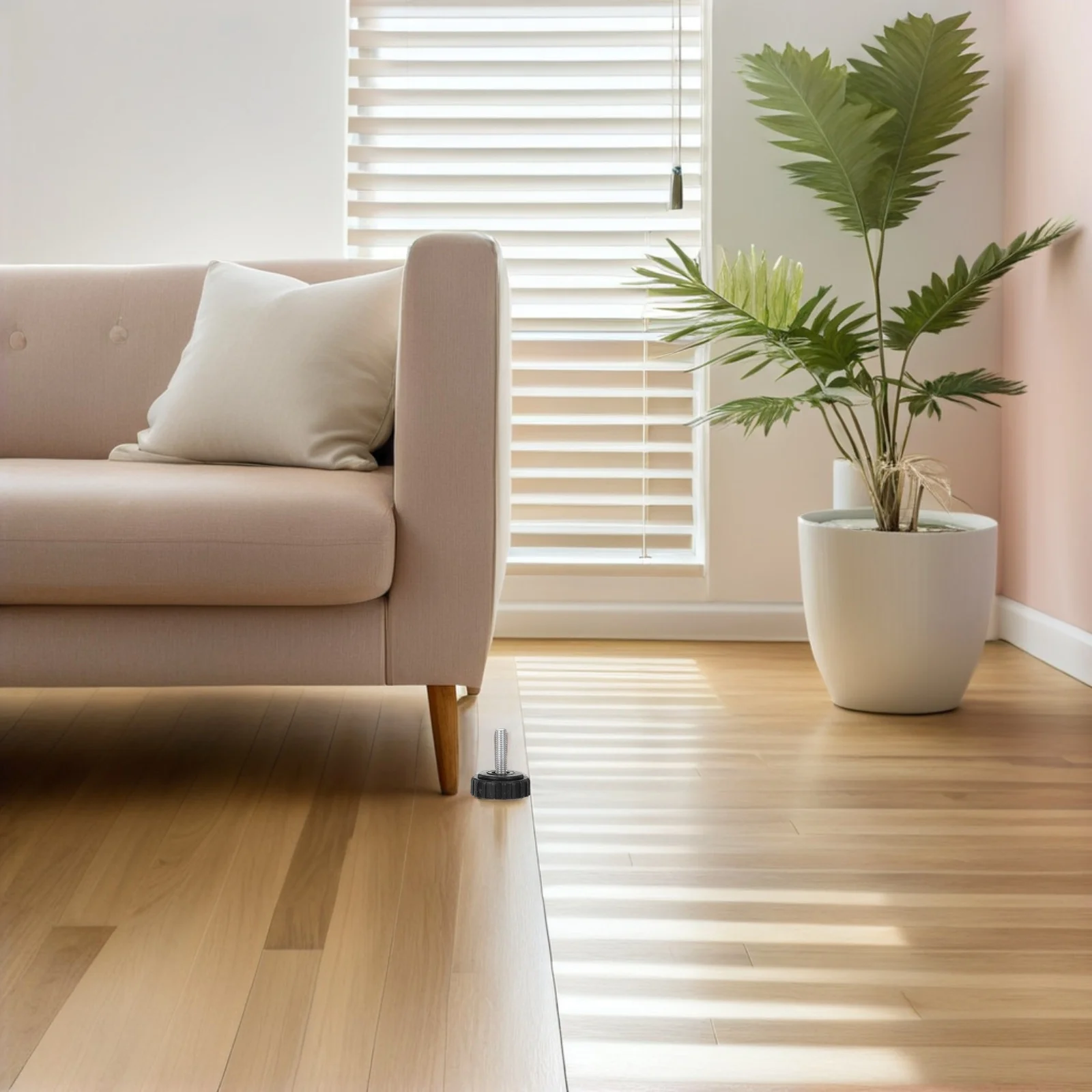 12 قطعة من وسادات الأثاث، أقدام مطاطية قابلة للتعديل، أدوات تسوية مضادة للانزلاق لكرسي الأريكة وطاولة السرير وحماية الأرضية