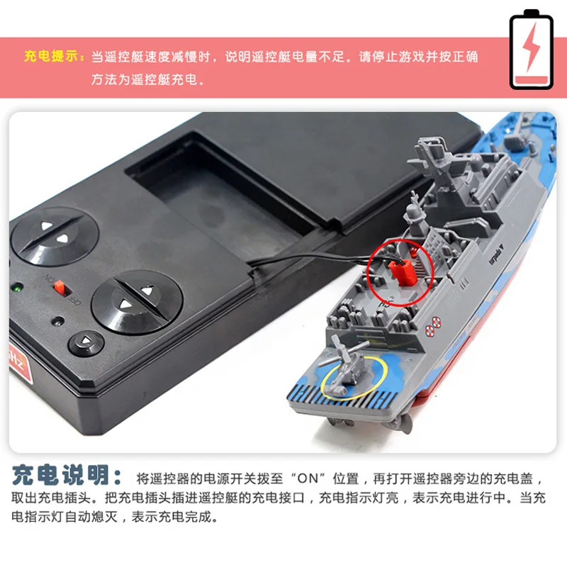 جديد صغير التحكم عن بعد Rc سفينة مرافقة قارب المياه أداء خاص قارب سريع شحن كهربائي مقاوم للماء لعبة مجسمة هدية