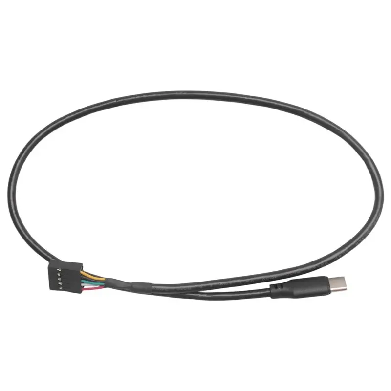 A25P 1Pcs USB 9Pin To USB Type C Cable For Computer Motherboard To USBC Secondary Screen PC LCD Screen 9Pin USB Cable Adapter Du