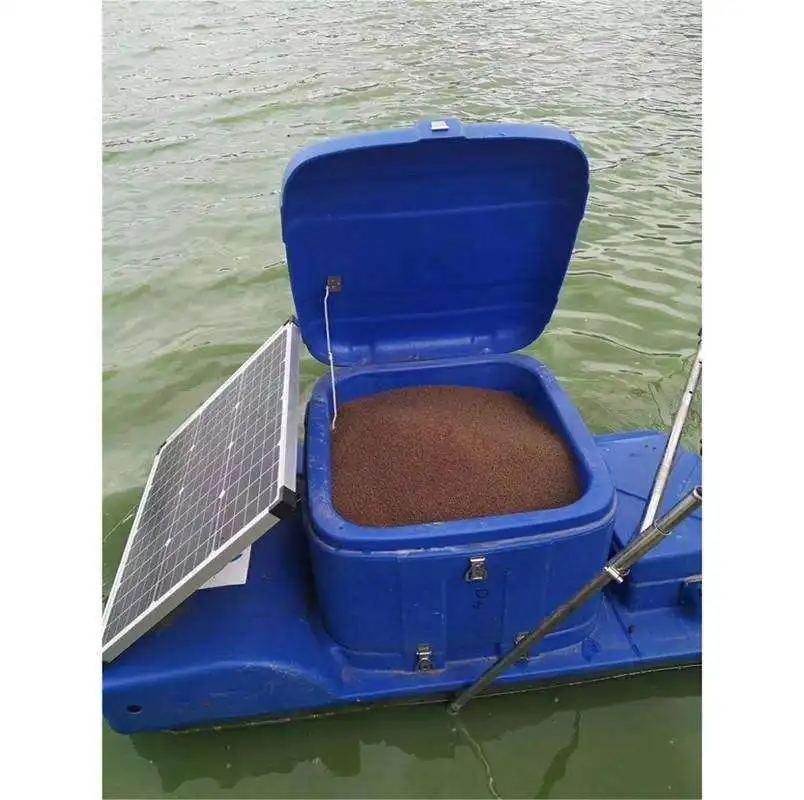 New Rechargeable Intelligent Large Capacity Shrimp Feeder Solar Feeder Shrimp Machine Shrimp Pond Feed Feeder