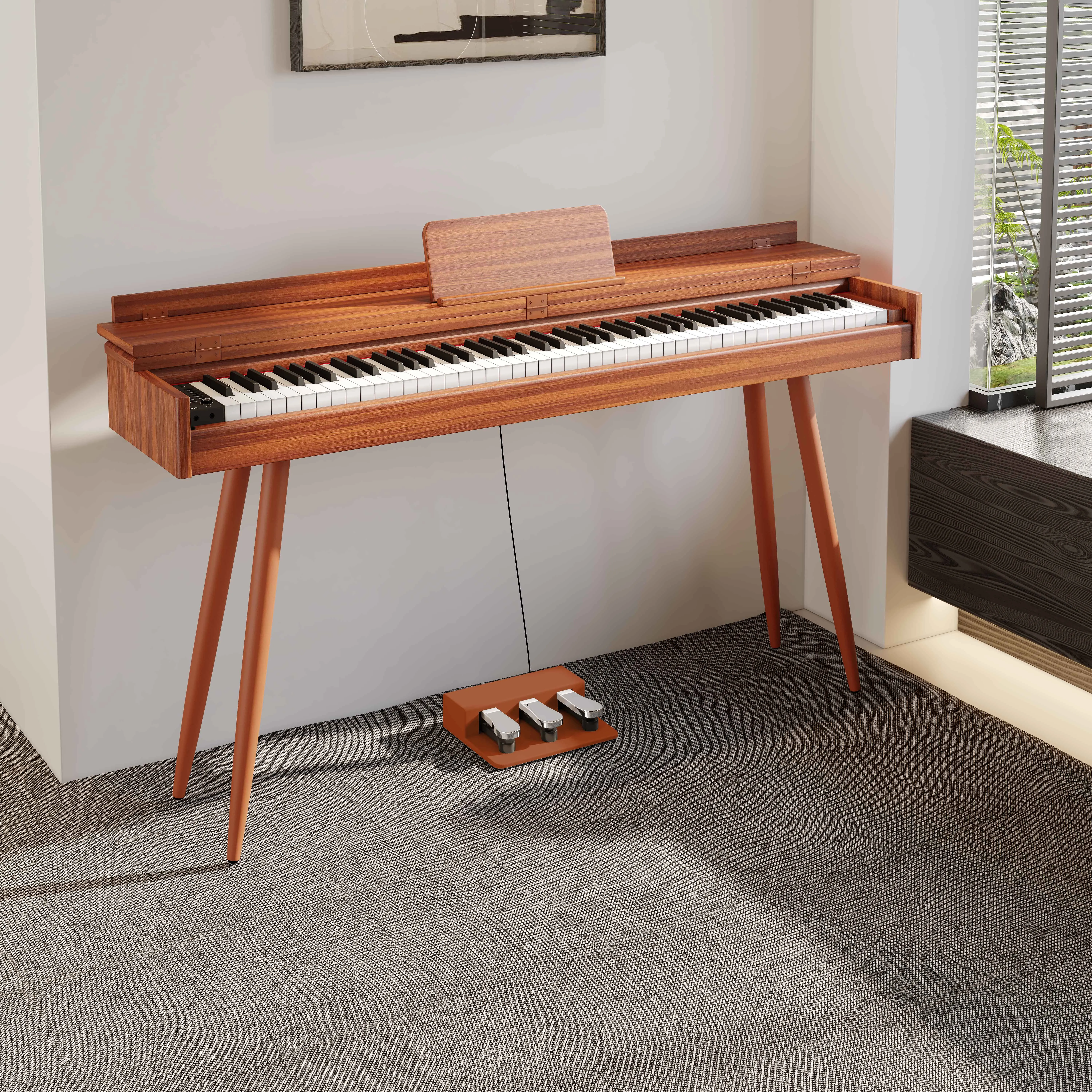 Music Keyboard Piano Upright Digital Piano Electronic Piano 88 Keys