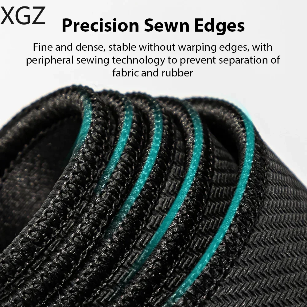 XXL Large Pure Black Mouse Pad Anti-Slip Rubber Computer PC Game Table Pad Stitch Edge Office Game Mousepad Accessories