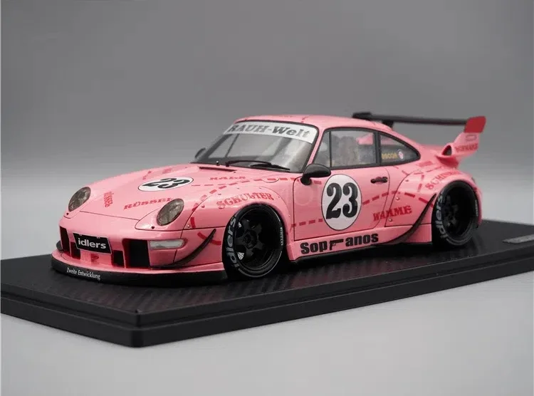 

Модель автомобиля IG 1:18 RWB 993 Pink IG2323, лимитированная серия, из смолы и металла, статическая, подарок