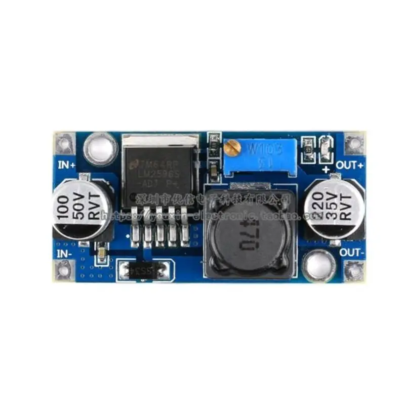 LM2596S DC-DC понижающий модуль питания 3A Регулируемая понижающая стабилизация напряжения обеспечивает LM2576