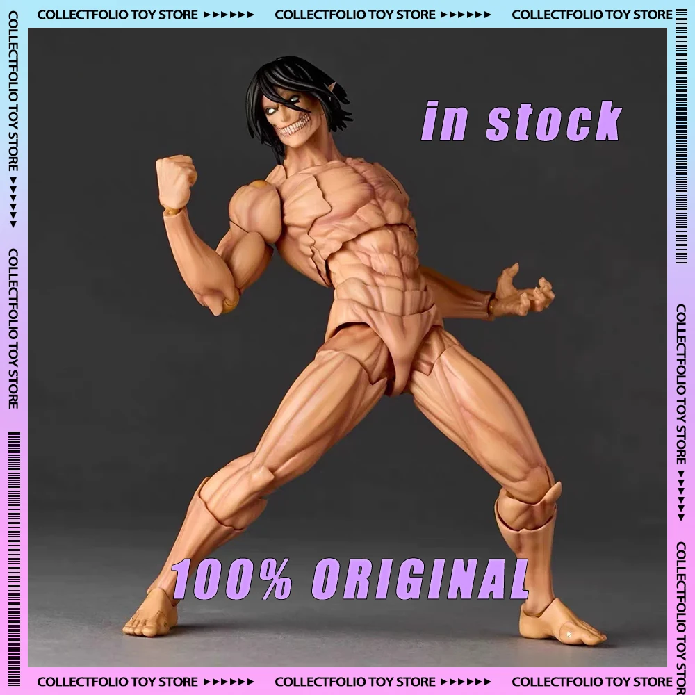 

Ko Attack On Titan Eren Jaeger Action Figure Kaiyodo Revoltech Amazing Yamaguchi Anime Collection Figures Model Toys Pre-sale