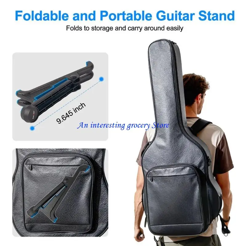 652D Durability Guitar Stand Recycled Nylons Quickly Assembly Folding Guitar Stand for Guitar Enthusiasts