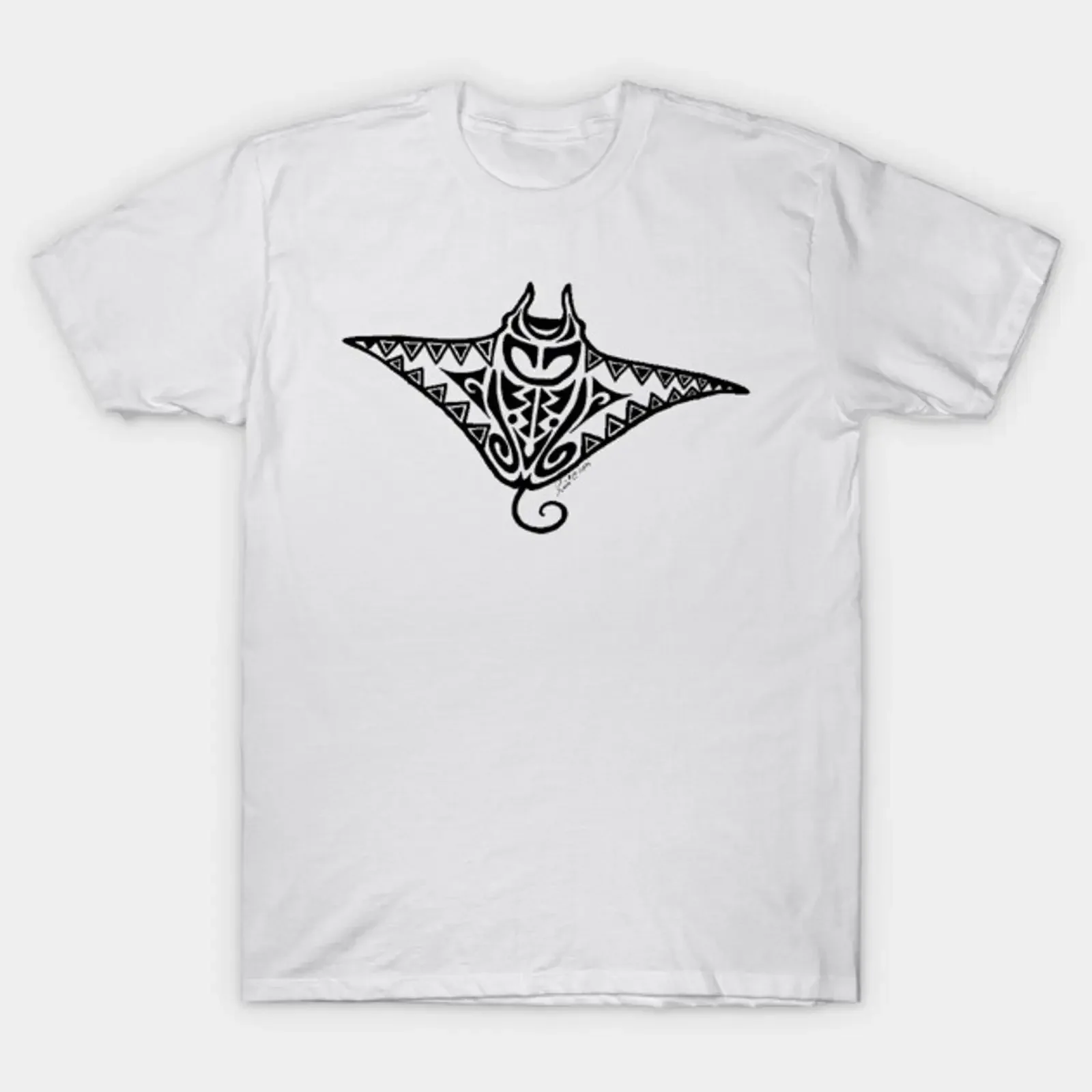 Hawaiian Manta T Shirt vintage Washed designer clothes Slightly Stylish Unisex Top For Everyday Wear Casual Stretched Soft