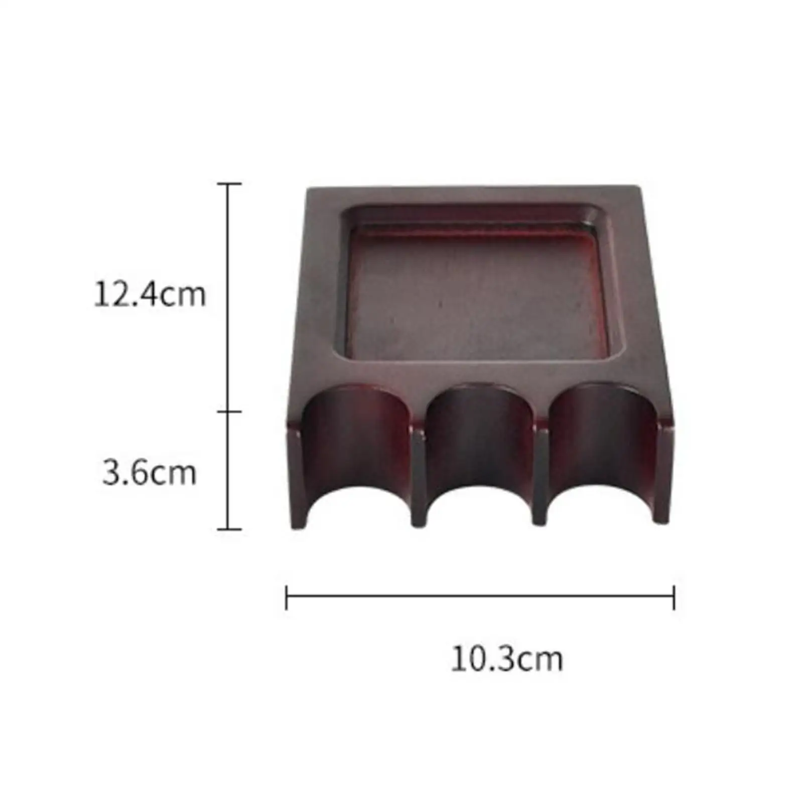 

Billiard Pool Cue Holder 3 Slot Portable Weighted Professional Accessories Snooker Rest Tool for Game Women Table Edge