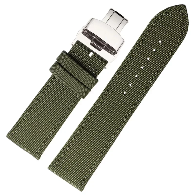 Nylon Hand Watch Band Male for Breitl Citizen Tudor Omega Canvas Watch Strap Female 22mm Accessories WatchBands