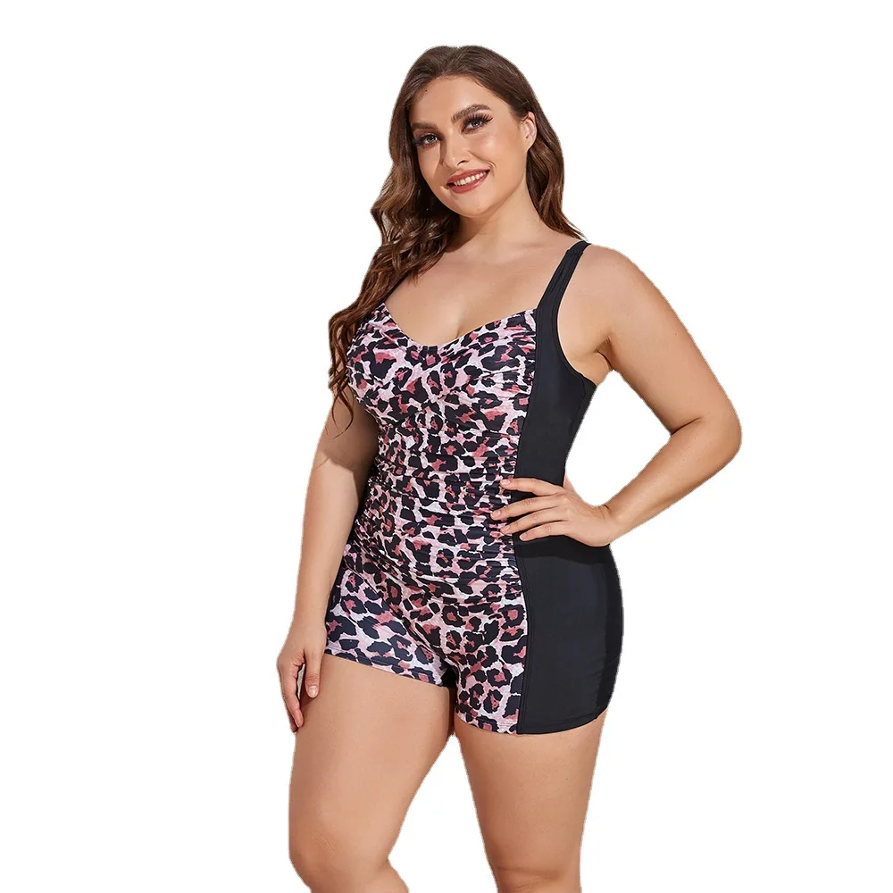 Maillot de bain une pièce imprimé, grande taille, à la mode, Sexy, avec rembourrage de poitrine, en Nylon, vêtements de plage, liquidation