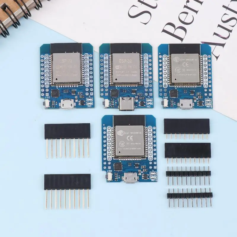 

1Pcs ESP32 Module Development Board D1 MINI ESP32 WiFi+Bluetooth ESP-32 CH9102 Serial Chip Internet Of Things Development Board