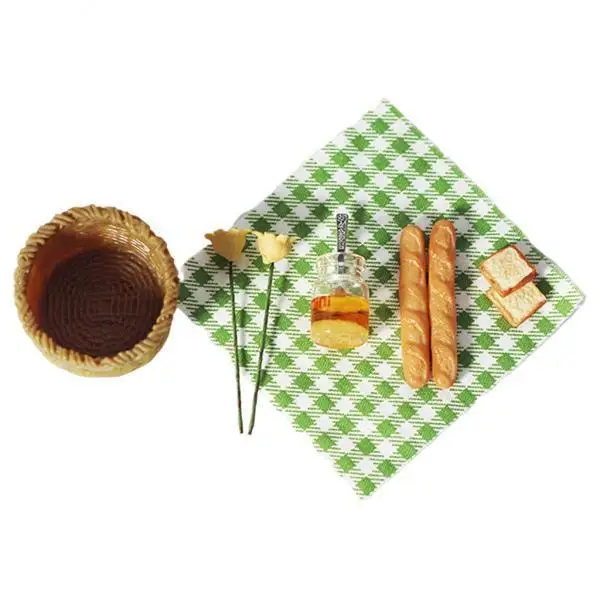 

Dollhouse Accessories Miniature Bread Set Resin Food Models for 1 12 Scale Kitchen Furniture Pretend Shop
