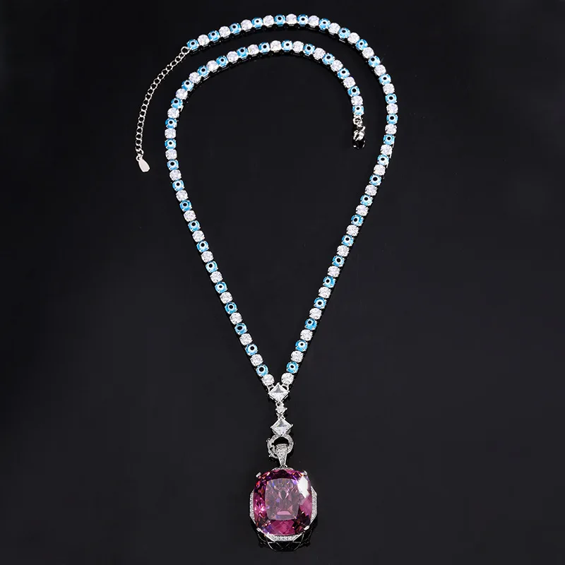 New Gold-Plated Jewelry with Dried Rose Fat Square Fashion Pendant Necklace 20*23