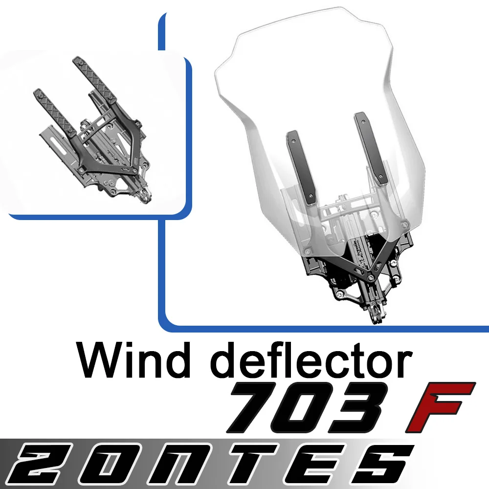 

For ZONTES 703F rally motorcycle original front windshield deflector hood windshield motor accessories for zontes 703f