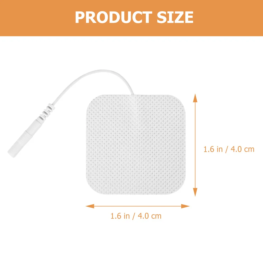 

40pcs Reusable Replacement For Muscle Stimulator Electric Therapy Non-Woven Fabric Self-Adhesive Pads