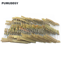 300PCS Resistor Kit 1W 5% 30values X 10PCS Carbon Film Resistance 0.1-750 Ohm Set PUMUDDSY