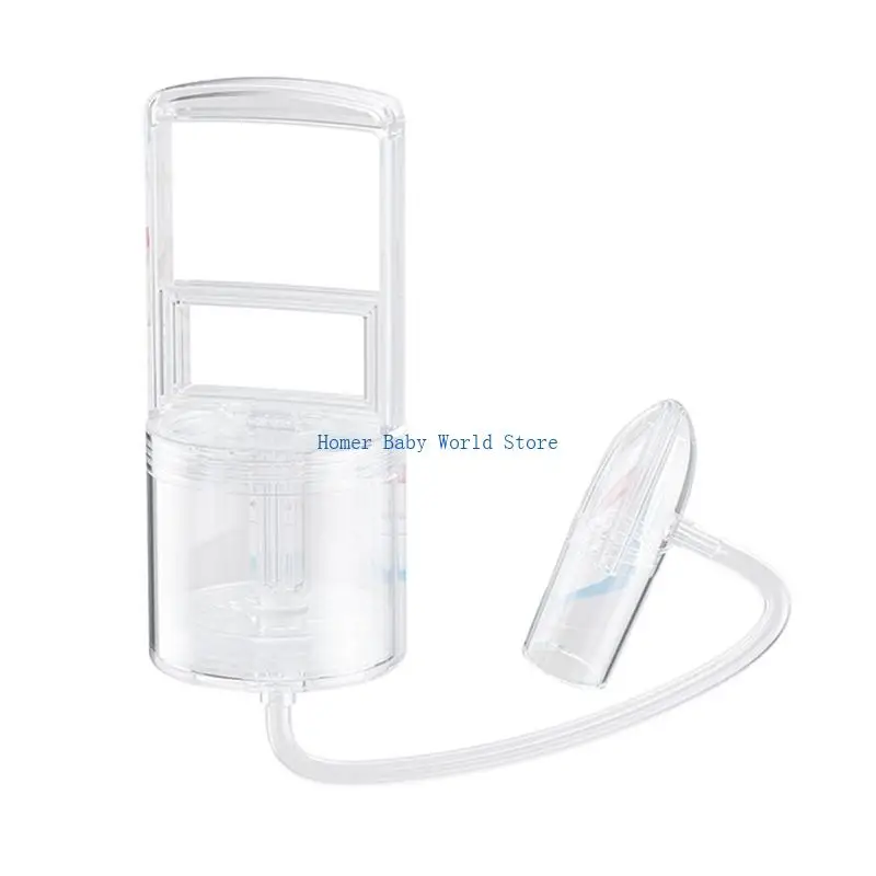 

B2QD Hand Nasal Aspirator Cleaner Child Nose Cleaning Tool Baby Nasal Suction Aspirator Infant Nose Cleaner Washable