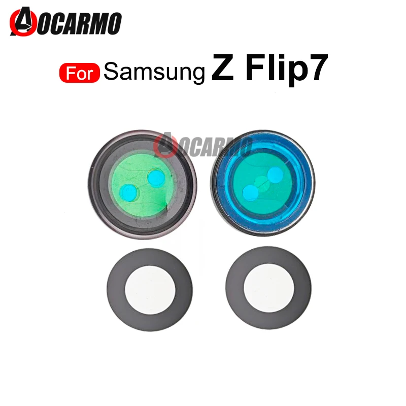 

Aocarmo для Samsung Galaxy Z Flip7 SM-F7660 F766U F766B F766N: Задняя камера с объективом, рамкой и клейкими элементами для ремонта