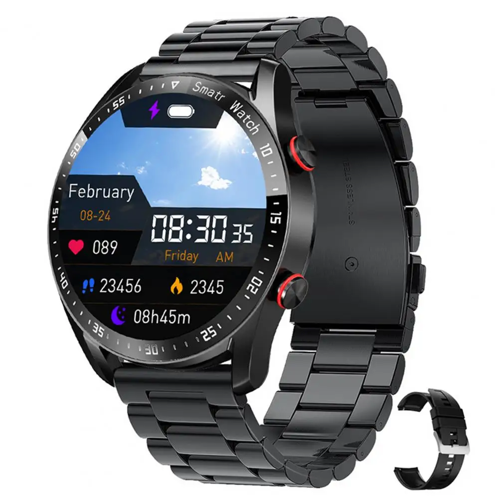 Digital Wristwatch  Creative Casual BT Calling Sports Fitness ECG+PPG Smart Wristwatch  Rechargeable Smart Wristwatch