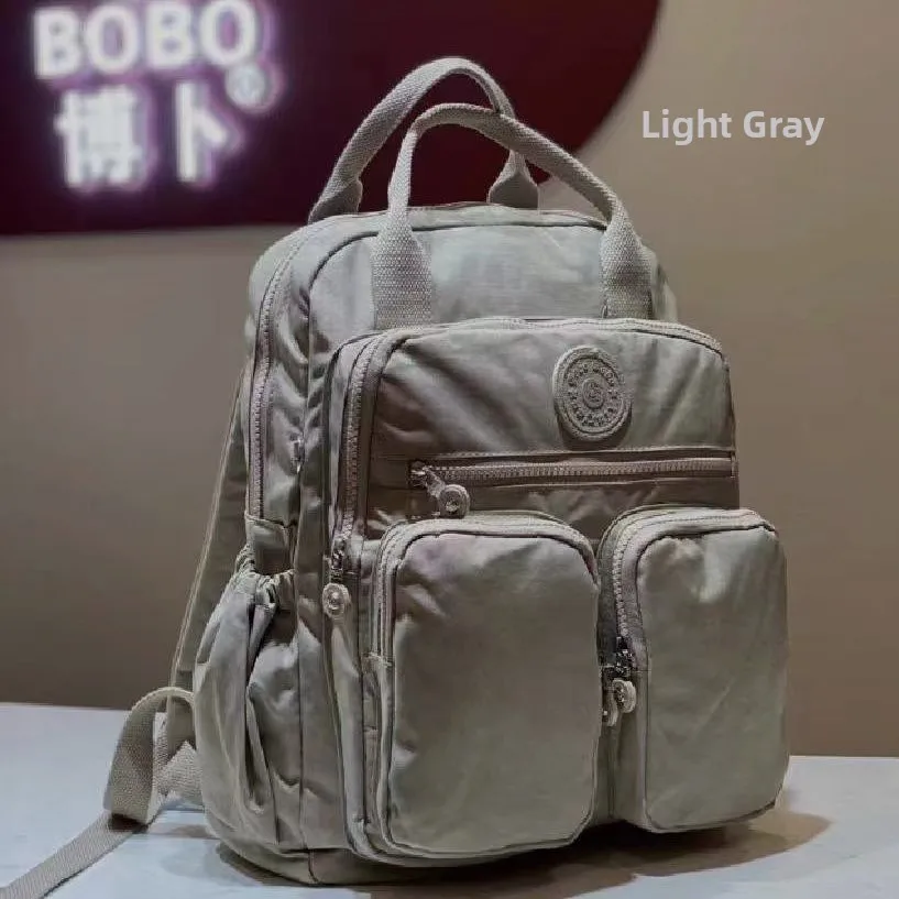 Bolsa de Maternidad Multifuncional Ligera BoBo, Gran Capacidad, Impermeable, Moderna, Mochila de Exterior para Mujer