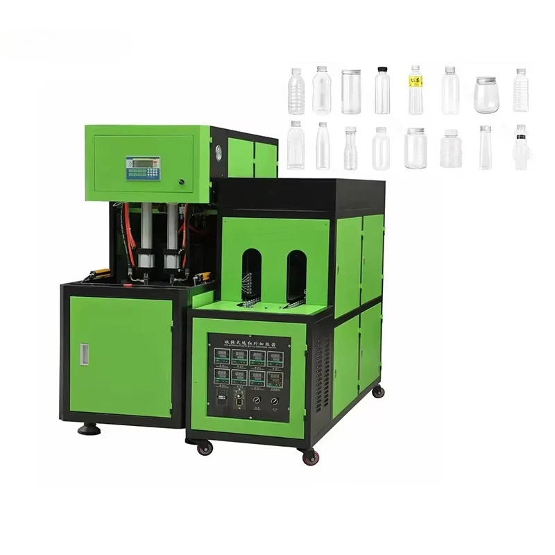 High Pressure Air Compressor Automatic PET Bottle Blowing Machine System for Thick Wall Cosmetic Jar Liquid Detergent Bottle