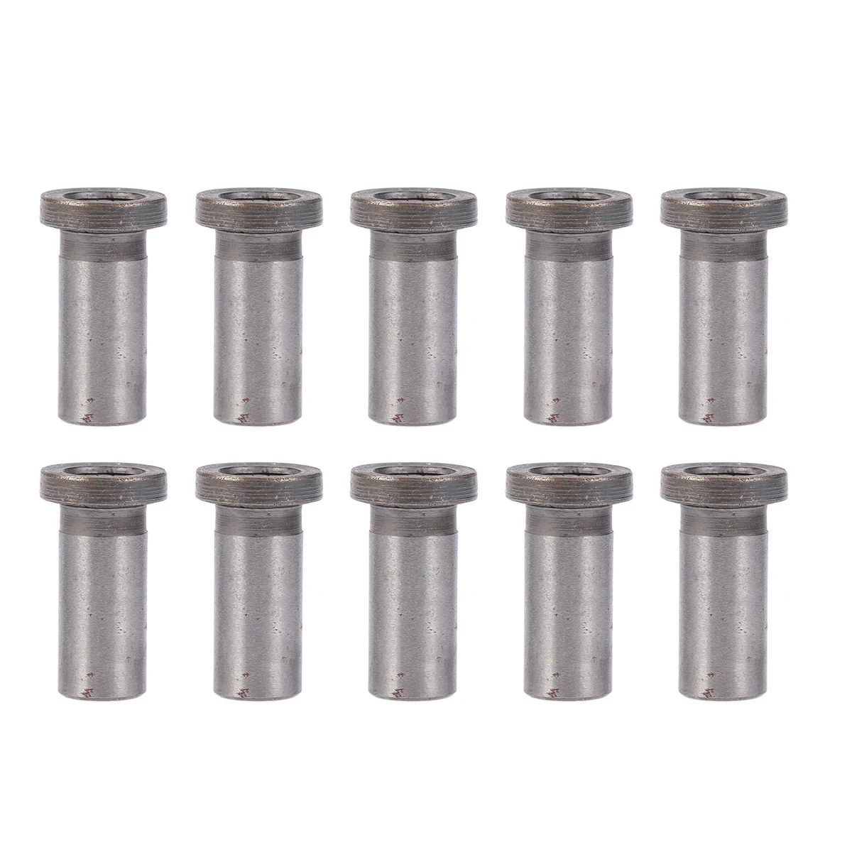 

10pcs Steel Drill Bushing Sleeve For Durable High Grade Metal Axle Bearing Silver Lightweight Tool