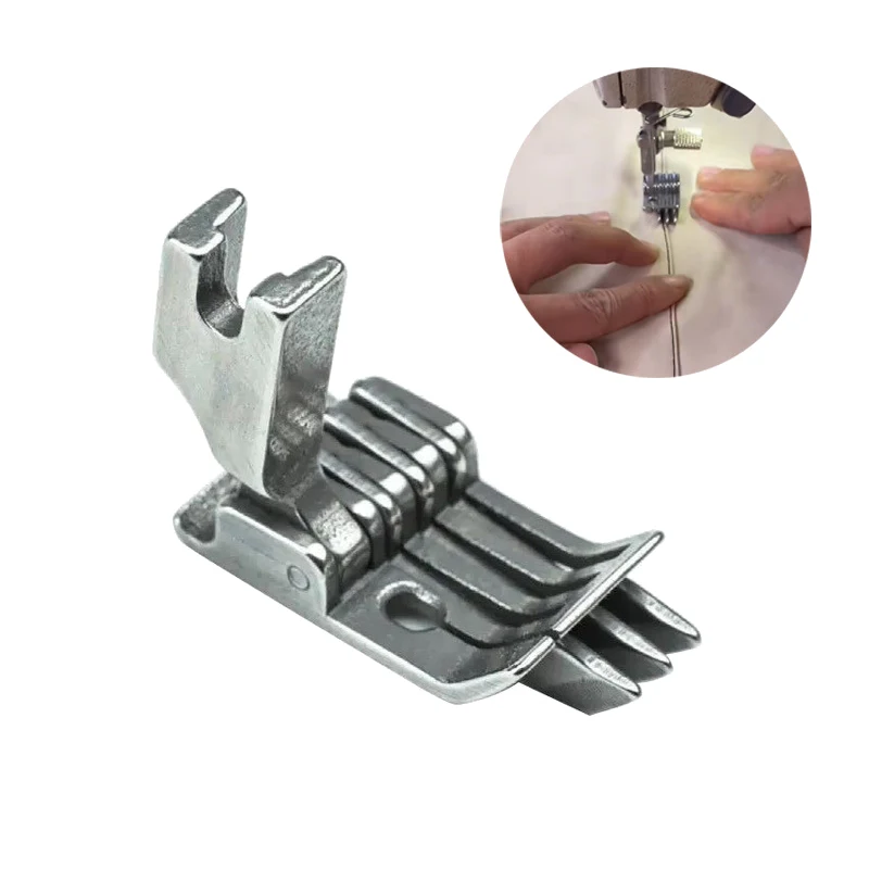 SP-18 Right Three Edge Guide Presser Foot For Industrial Single Needle Straight Lockstitch Sewing Machine Parts 0.3 0.6 1.0