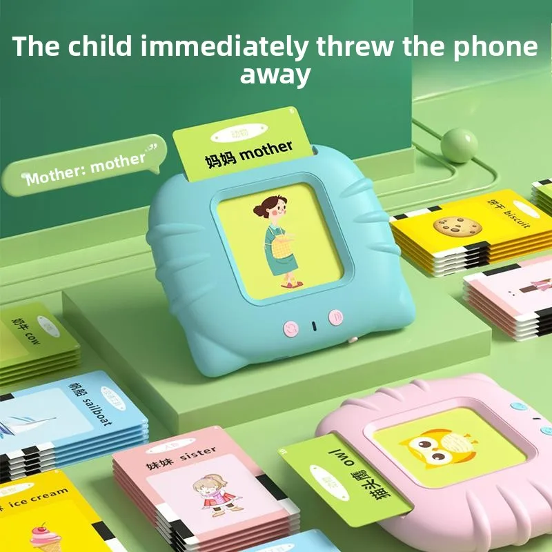 jouets-educatifs-pour-enfants-outil-d'apprentissage-des-mots-anglais-cartes-de-phonetique-educatives-machine-d'education-precoce-pour-bebes-de-2-ans