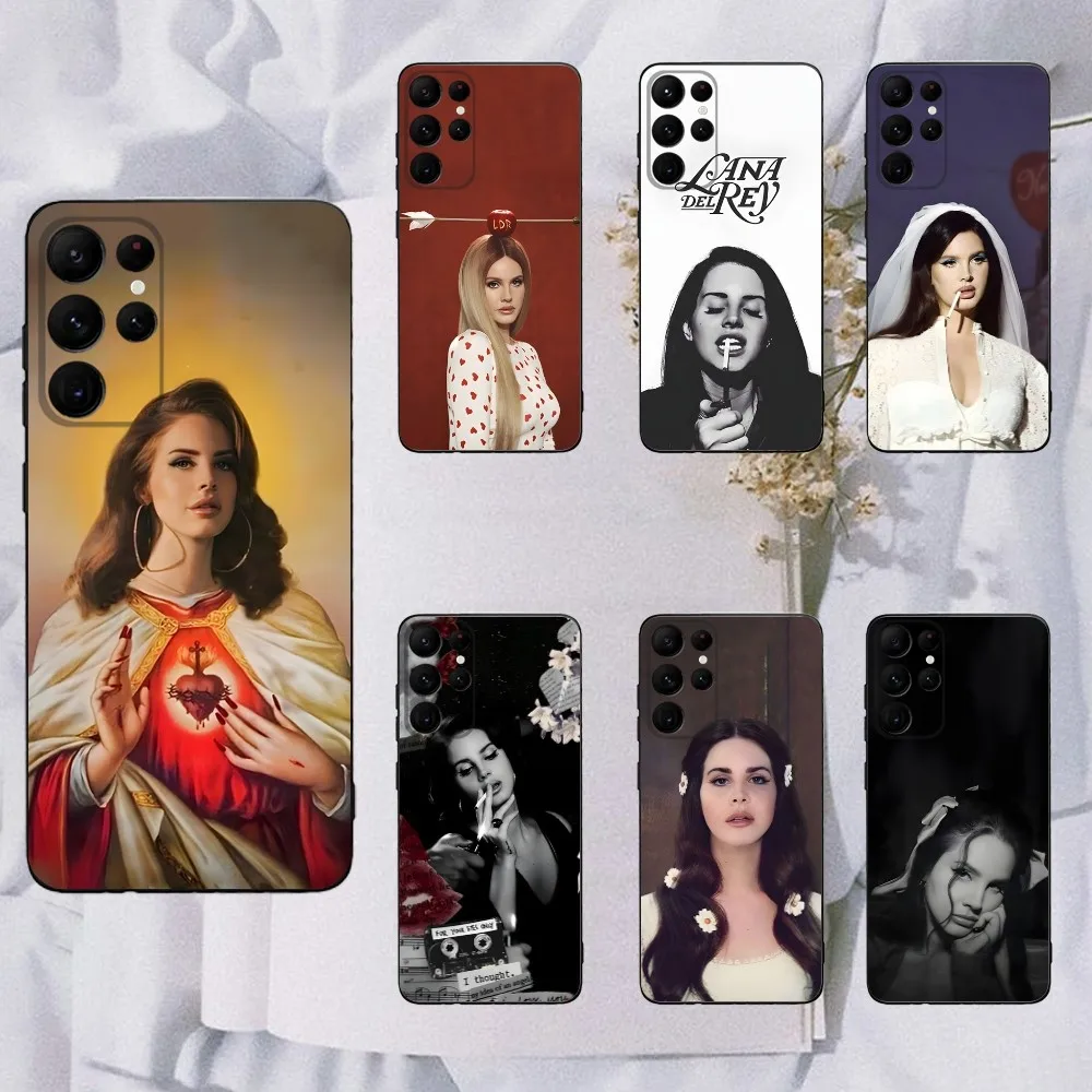 L-Lana Del Rey Singer  Phone Case For Samsung Galaxy A20,A21s,A22,A31,A32,A52,A53,A72,73,A80,A91 Soft Black Cover