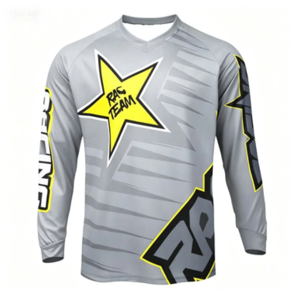 Sports Style Long-Sleeve Top Team-Themed Design Star Pattern Print Comfortable Breathable Fabric for Daily & Sports Use view 6