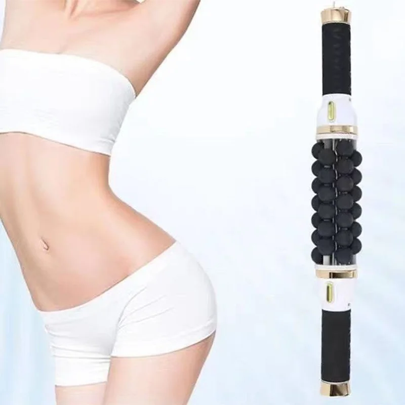 آلة تدليك الجسم المتداول العضلات الجسم الاسترخاء الأسطوانة الكهربائية اللياقة البدنية المضادة للسيلوليت آلة التخسيس للاستخدام المنزلي