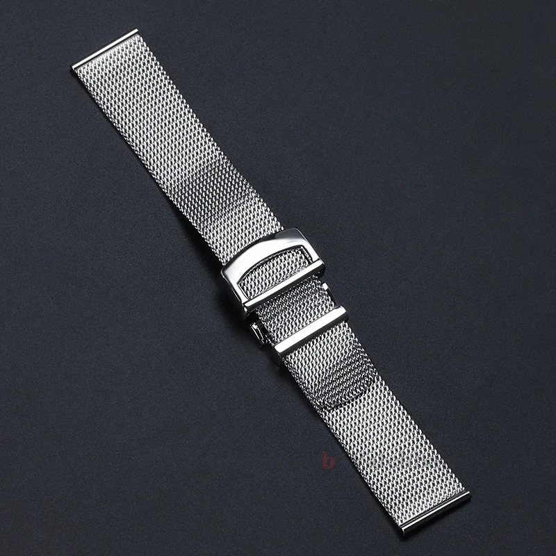 High Quality Stainless Steel Watch Band 20mm 22mm for IWC PORTOFINO PORTUGIESER Milanese Mesh Watch Strap Wristband Accessories