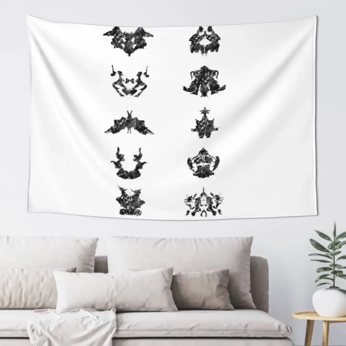 

Collection of Rorschach inkblot tests Tapestry Wallpapers Home Decor Decoration Aesthetic Home Decoration Tapestry