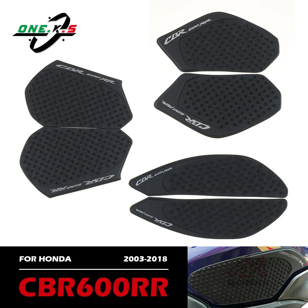 

CBR600RR Motorcycle Fuel Tank Side Pads Sticker For HONDA CBR 600 RR 2003-2018 Side Decals Gas Knee Grip Protector Traction Pads