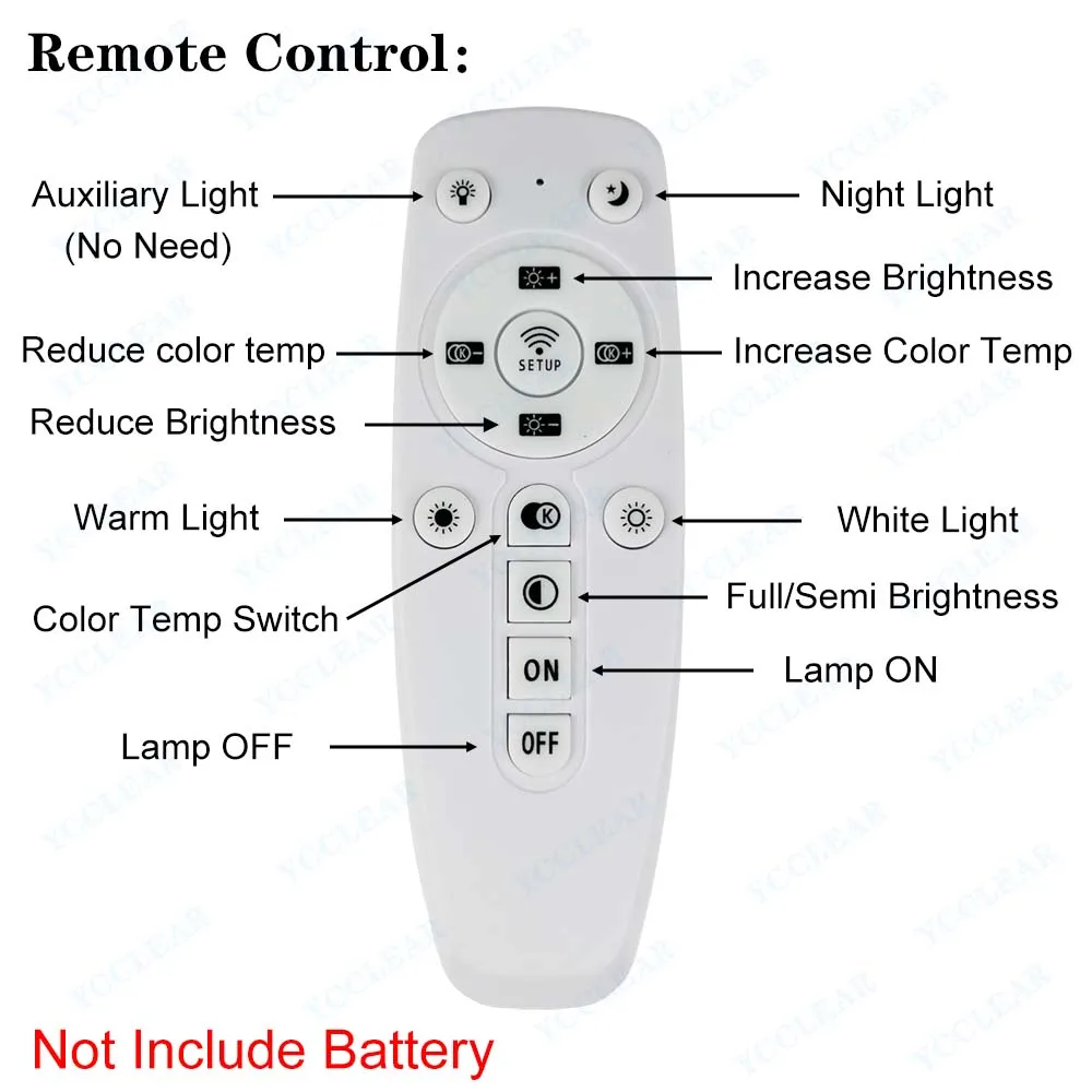 Imagem -02 - Driver de Led Controlado por Aplicativo Transformador de Led Inteligente Remoto 2.4g 1224w x2 4060w x2 para Lustre Regulável em Mudança de Cor