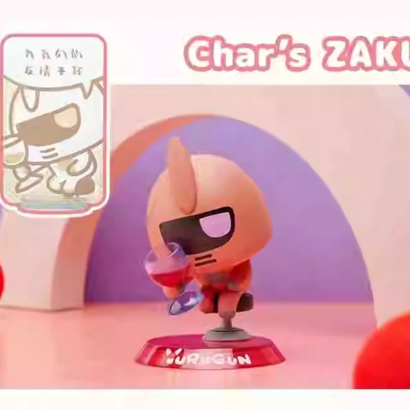 BANDAI YuRuGun GUNDAM, забавная кукла, слепая коробка, каваи, подарки на день защиты детей, экшн-фигурка, модель игрушки