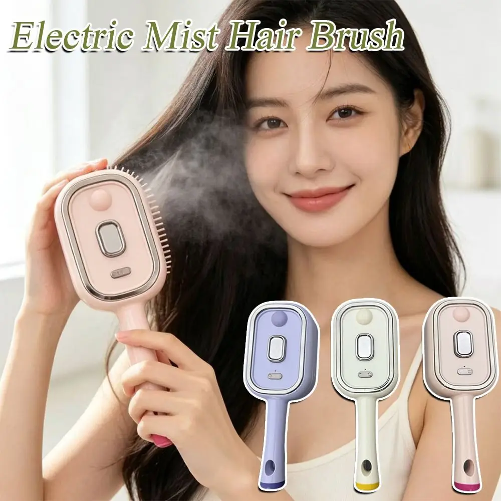 New Electric Hair Care Spray Massage Comb Anti-static Self-cleaning Spray Airbag Combs Scalp Massager Gifts