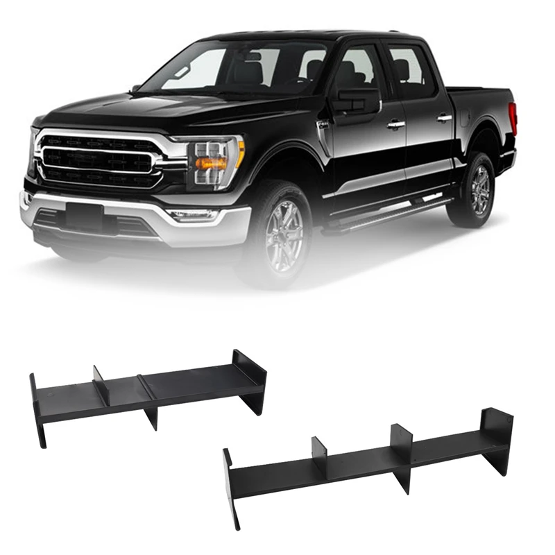 New-Car Glove Box Organizer Armrest Box Interval Storage Insert Divider For Ford F150 F-150 2021 Interior Accessories