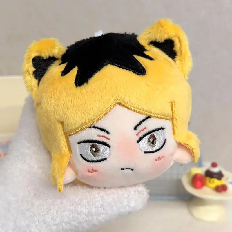 Japanese Anime Haikyuu Kozume Kenma Q Version Facial Embroidery Plush Doll Handbag Hanging Ornaments Anime Enthusiast Collection
