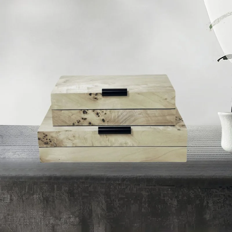 

Wooden Jewelry Box Minimalist Travelling Storage Boxes Earring Bracelet Necklaces Display Ring Case Jewellery Organizer Supplies